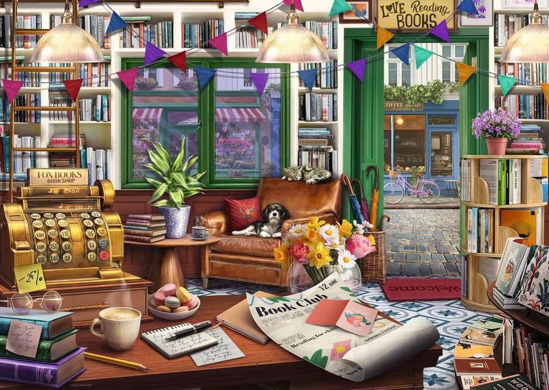 1000pc Enchanted Bookshop Puzzle