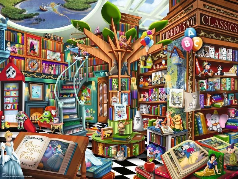 1500pc Bookstore Of Wonders Puzzle