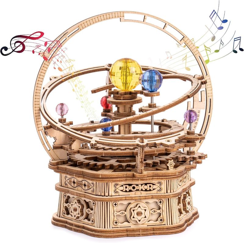 DIY Music Box Starry Night Orrery Planetary