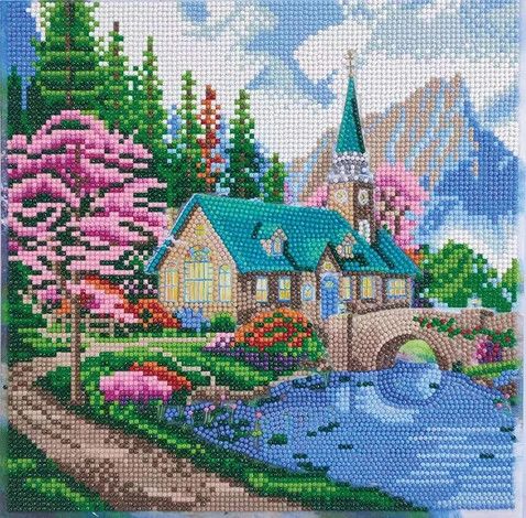 Crystal Art Kit Mounted Embrace Nature