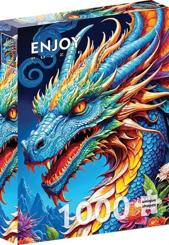 1000pc Blue Dragon