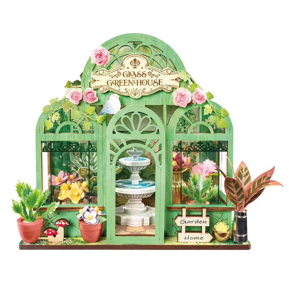 DIY Green Fountain Garden