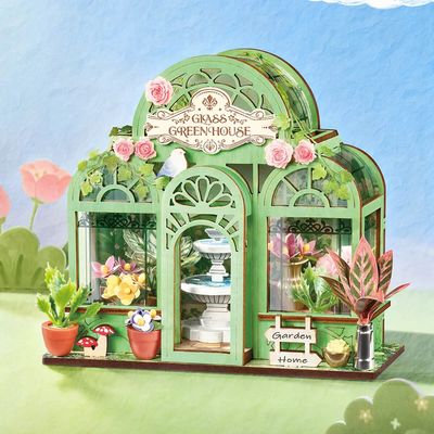 DIY Green Fountain Garden