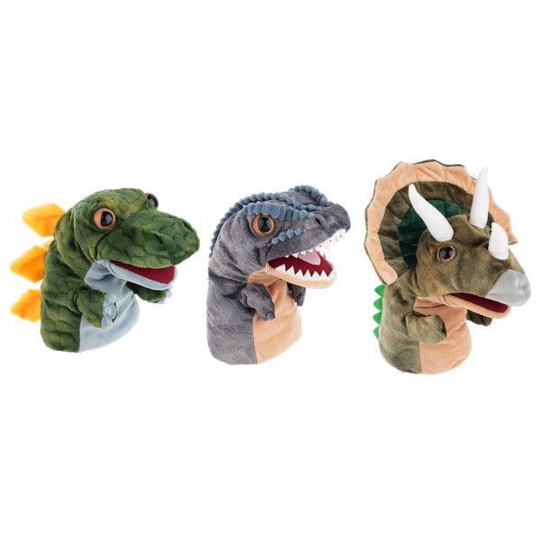 Puppet Dino Hand Assorted 10"