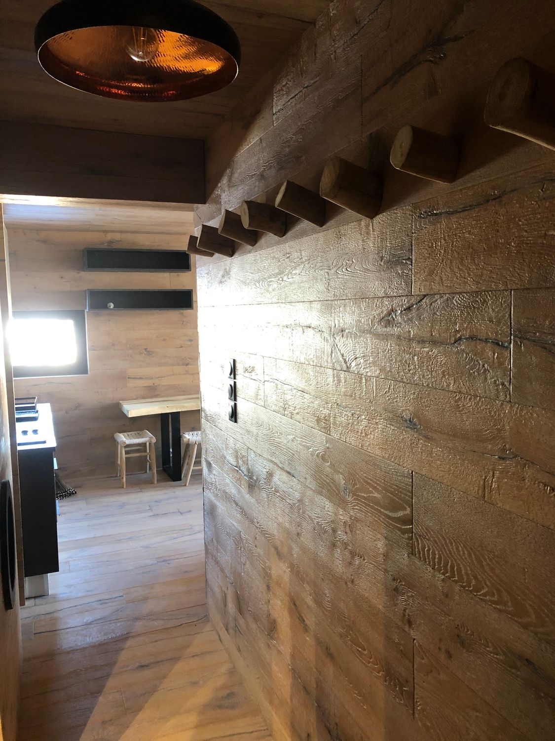 Bardage bois parquet