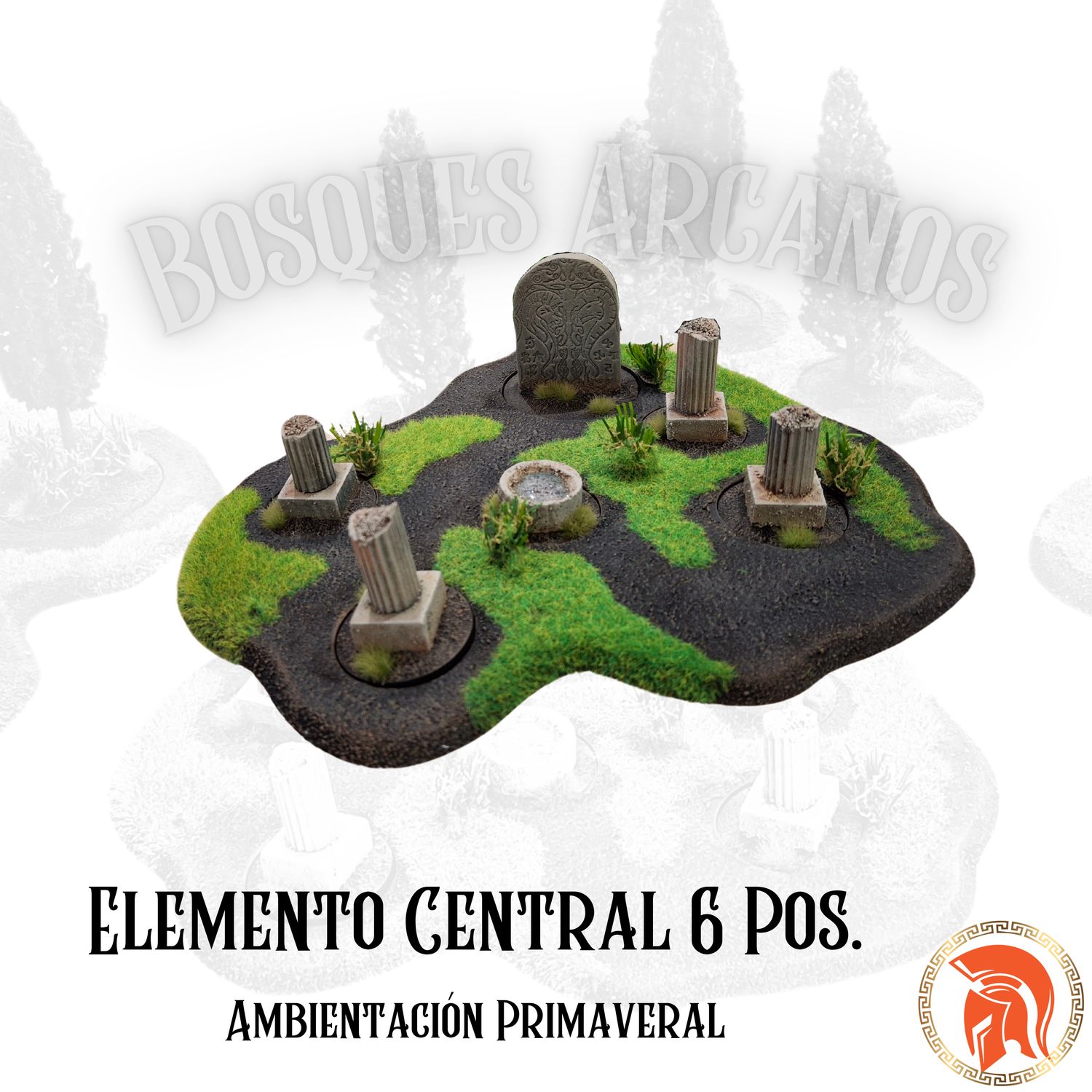 6-Position &quot;Main&quot; Base, Bosques Arcanos (Spring Setting)