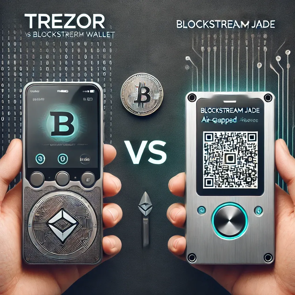 Trezor vs Blockstream Jade: Which Hardware Wallet is Best for You?