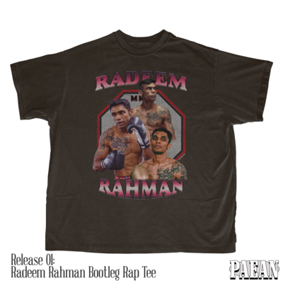 Release 01: Radeem Rahman Bootleg Rap Tee