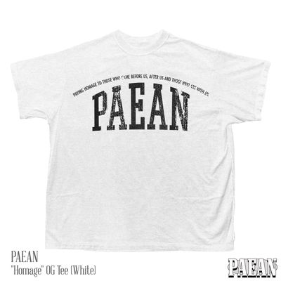 PAEAN &quot;Homage&quot; OG Tee (White)