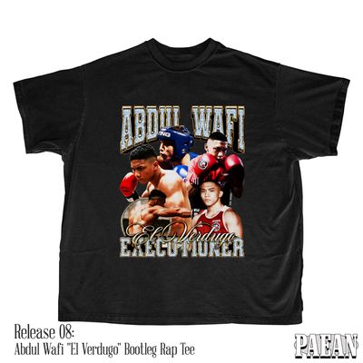 Release 08: Abdul Wafi "El Verdugo" Bootleg Rap Tee