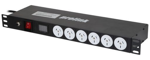 1RU 16 Way 10A PDU Volt/Amp Metered