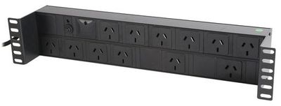 2RU 12 Way 10A Surge Protected PDU