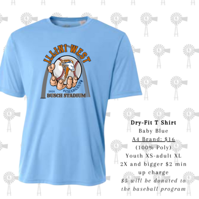 IW Baseball in STL: Dry Fit T