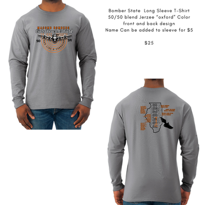 MHS State Track Long Sleeve T Shirt