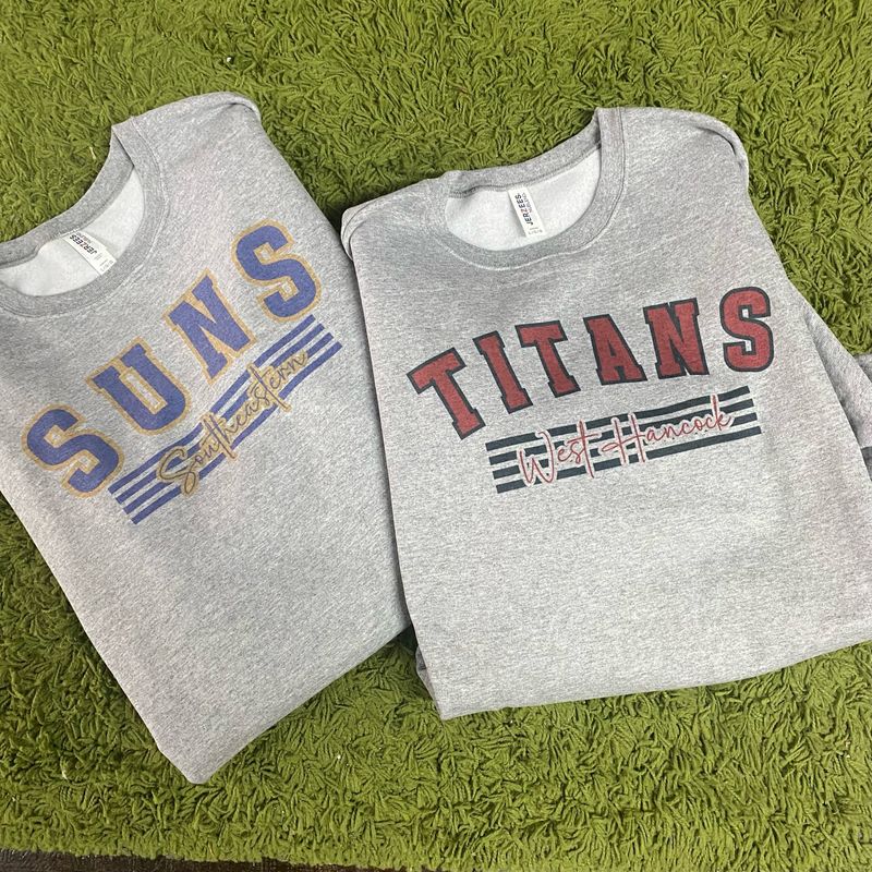 Retro Custom team Crewneck