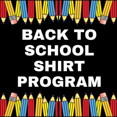 Back to School Shirt Program
