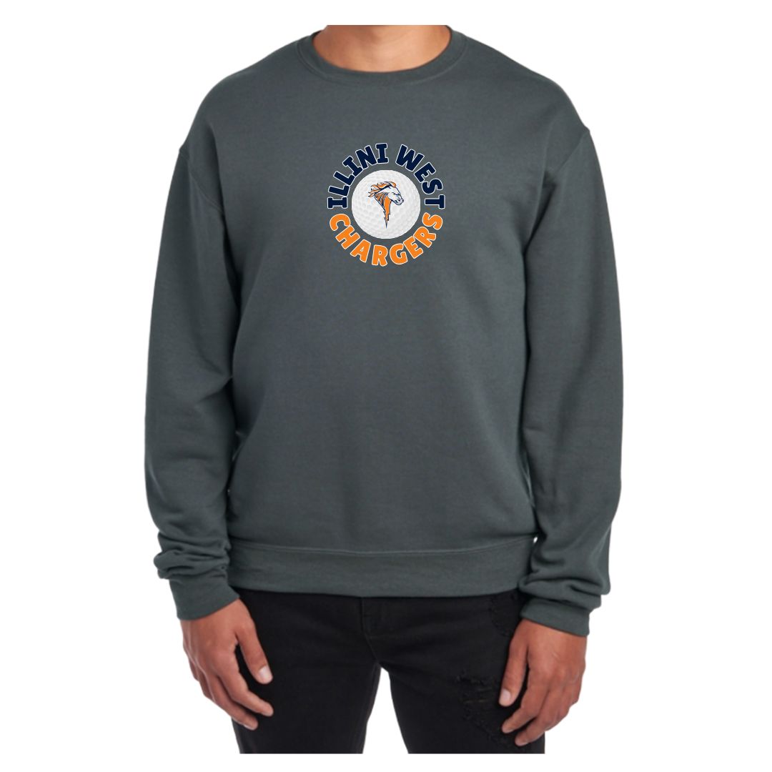 IWHS Golf Swag: Charcoal  Crewneck