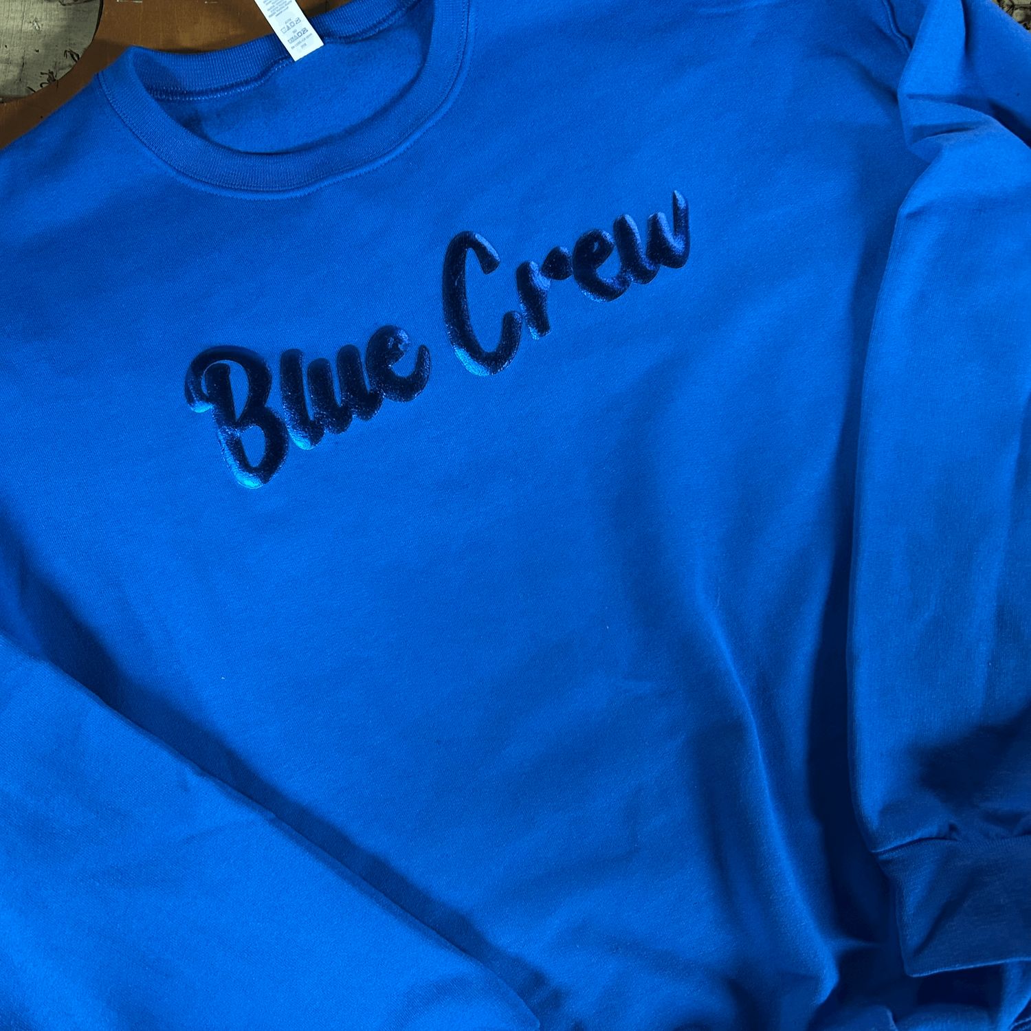 PTO Fundraiser Blue Crew Puff