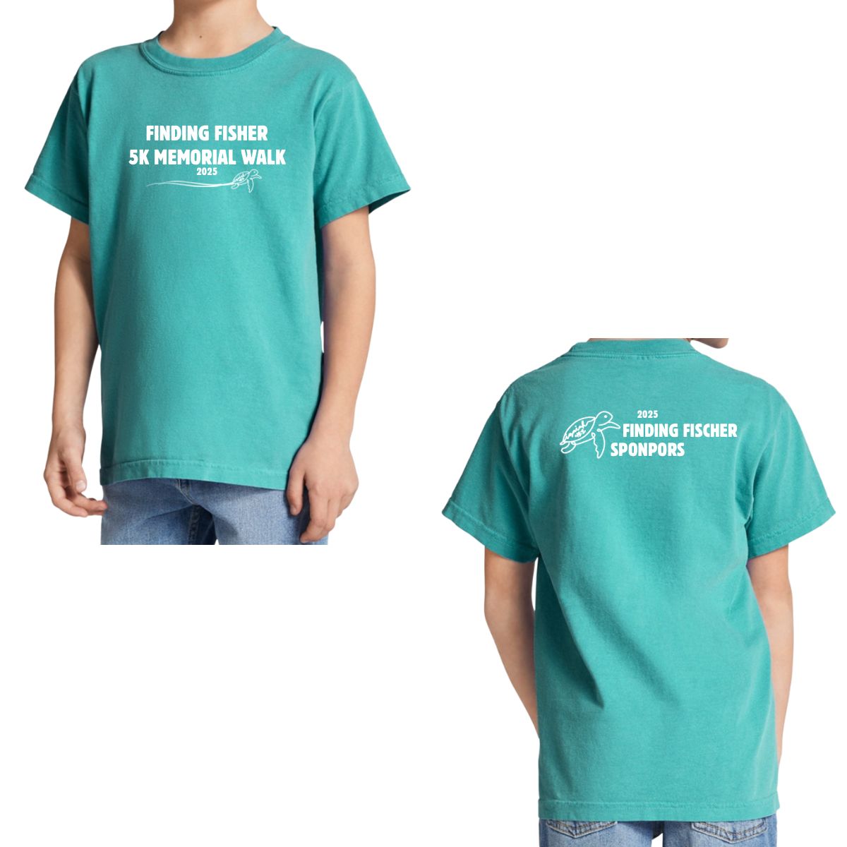Finding Fischer Memorial 5K Comfort Comfort Color T