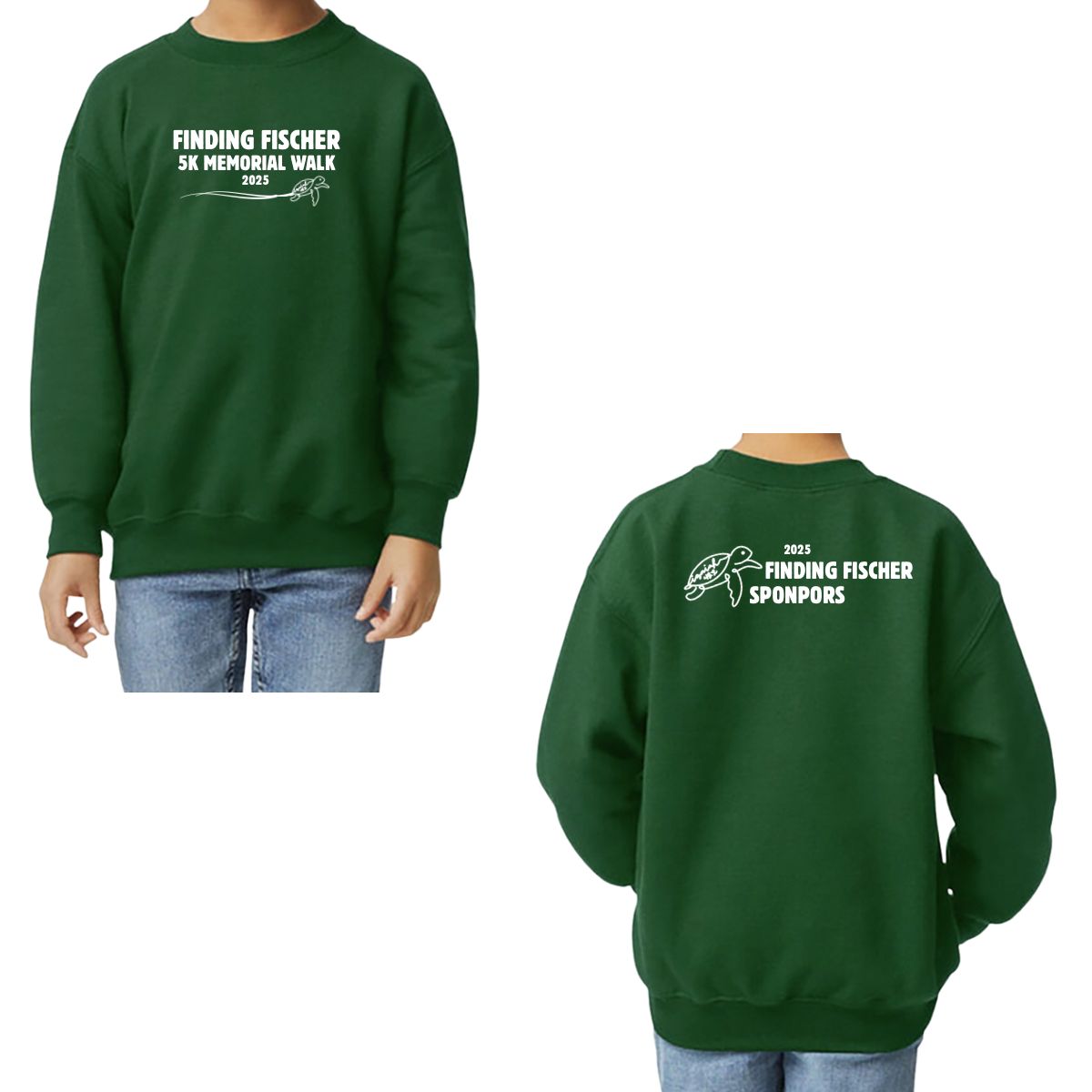 Finding Fischer Memorial 5K Crewneck