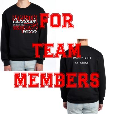 Hamilton Middle School Girls Basketball Sectional Shirt: TEAM 8TH GRADE