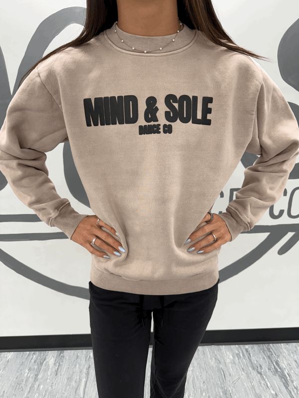 MInd &amp; Sole Heavy Weight Cotton Collective Sand Crew