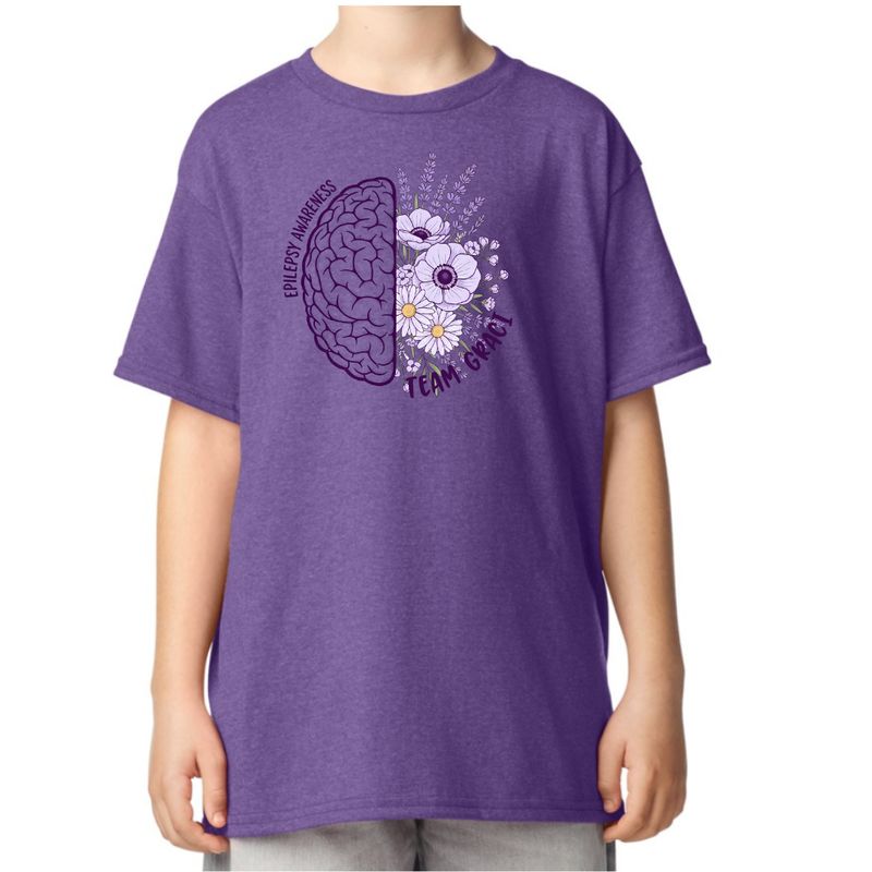 Epilepsy Shirts: Floral Brain