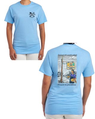 Michelle's Cafe Sublimation Shirt: Pre-Order