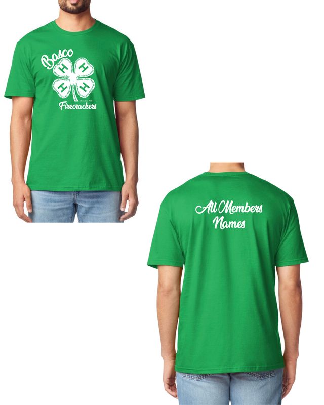 Basco Firecrackers 4H Club MEMBER Shirt