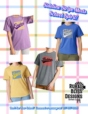 Sideline Stripe Meet School Spirit Option