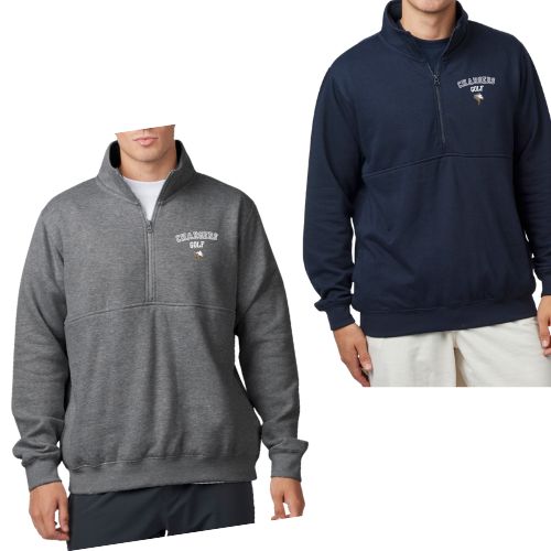 IWHS Golf Swag: 1/2 Zip pocket Crewneck