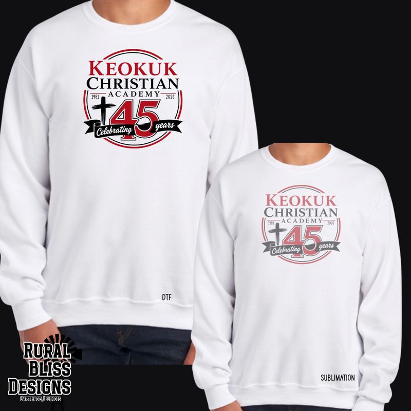 Keokuk Christian Academy White Options