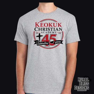 Keokuk Christian Academy Sport Gray Options