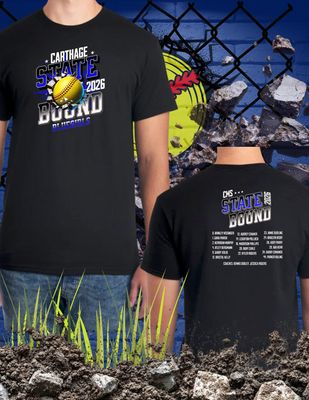 CMS Bluegirl Softball State Bound Shirts: PRE ORDER