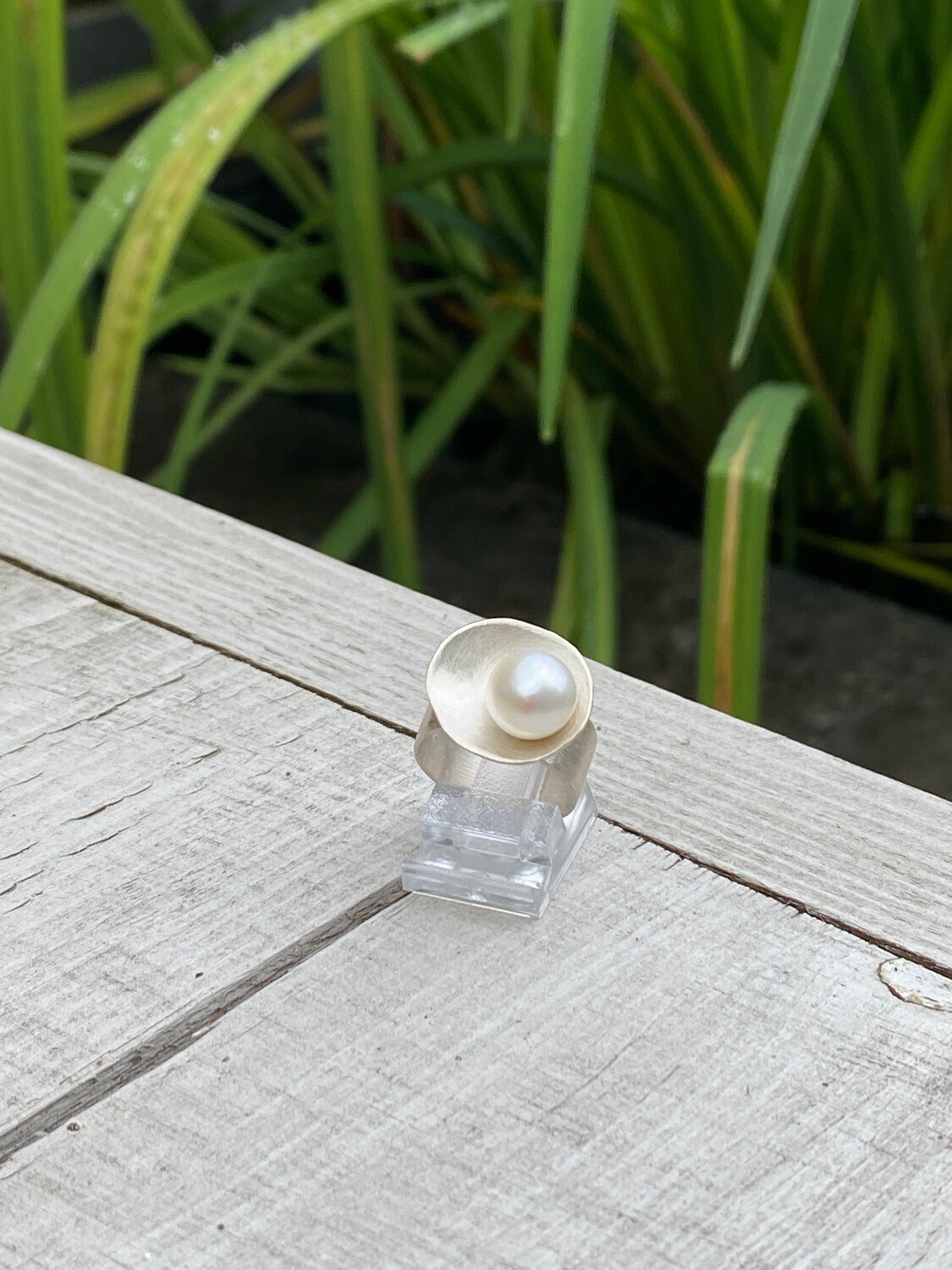 Ring 925 zilver met zoetwaterparel