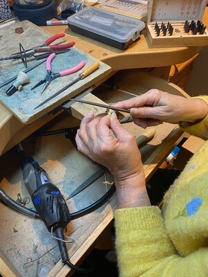 Duo workshop edelsmeden (basisring of hanger maken)