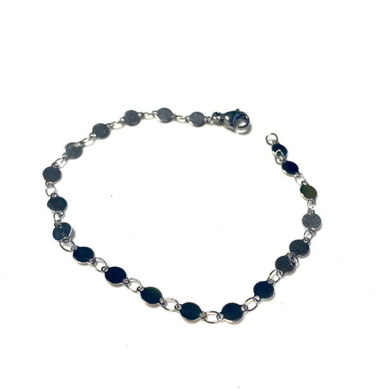 Armband met platte tussenstukjes