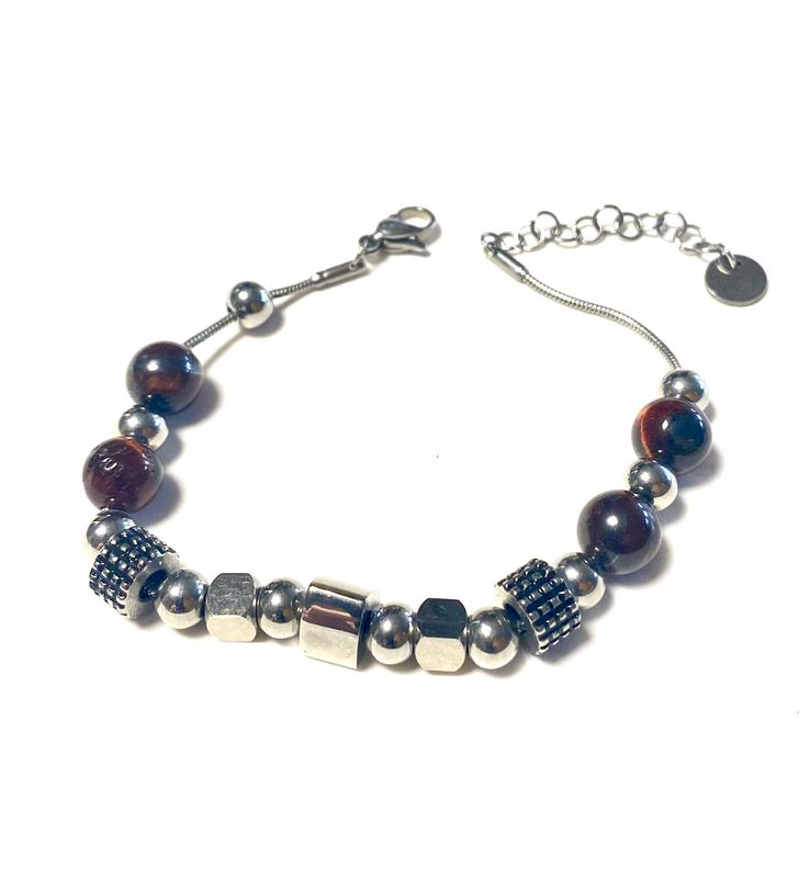 AM tijgeroog en edelstaal