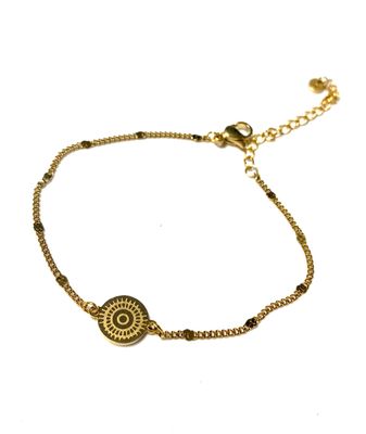 Armband gegraveerd tussenstuk