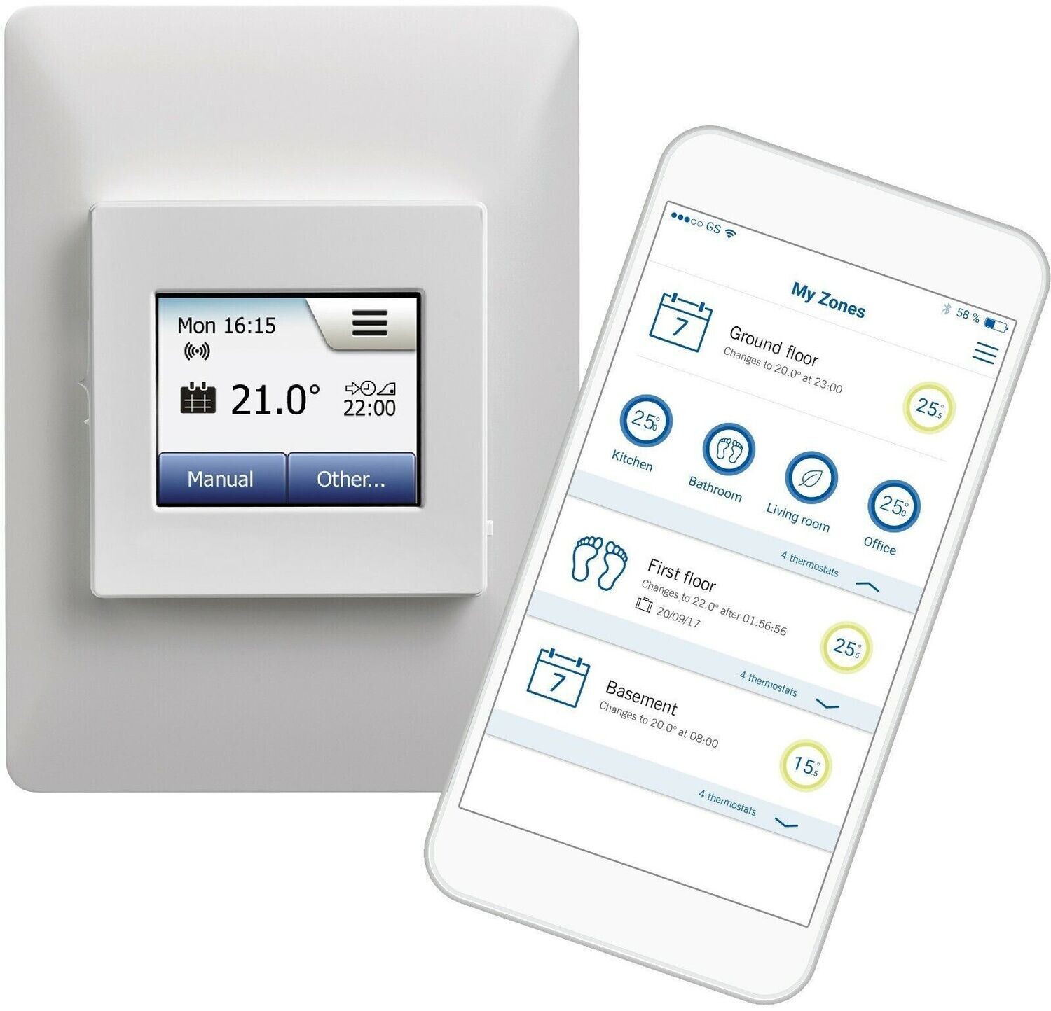 Thermostats OJ MWD5 -1999 - Wi-Fi 16 amp