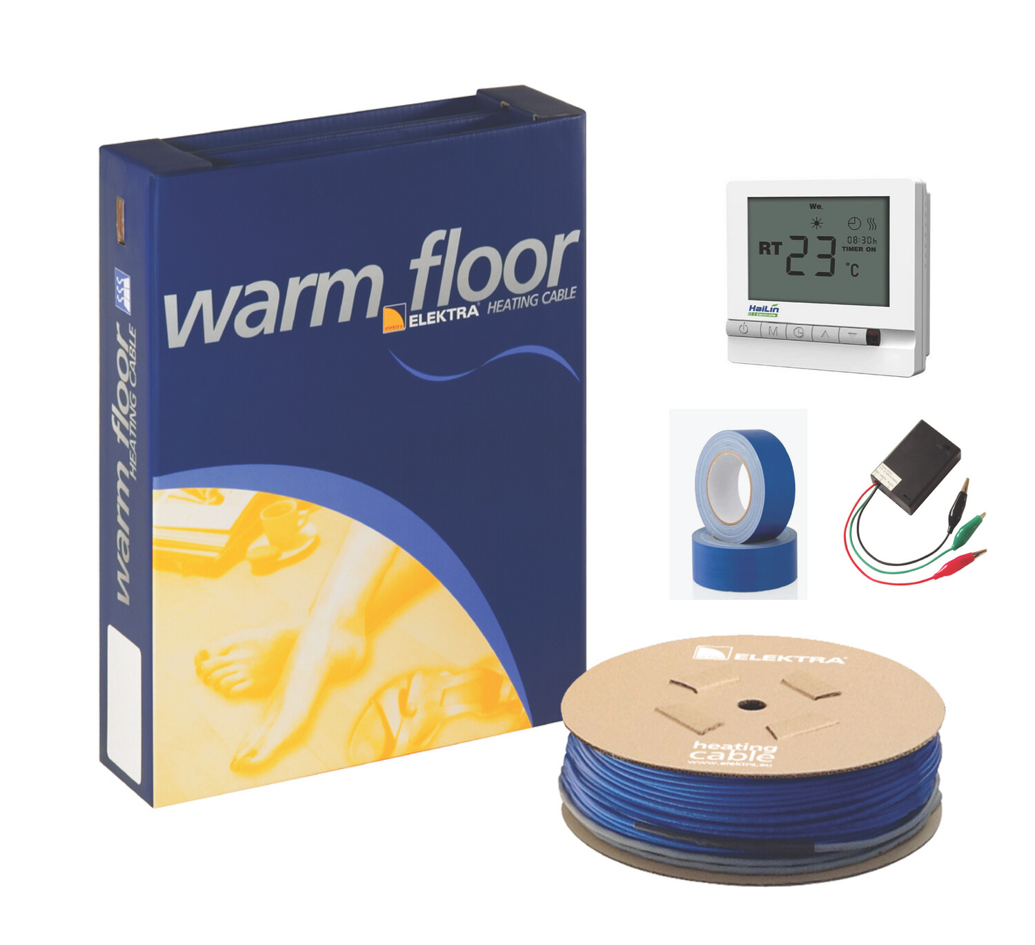 Elektra- In screed DM20 Twin, Single Power