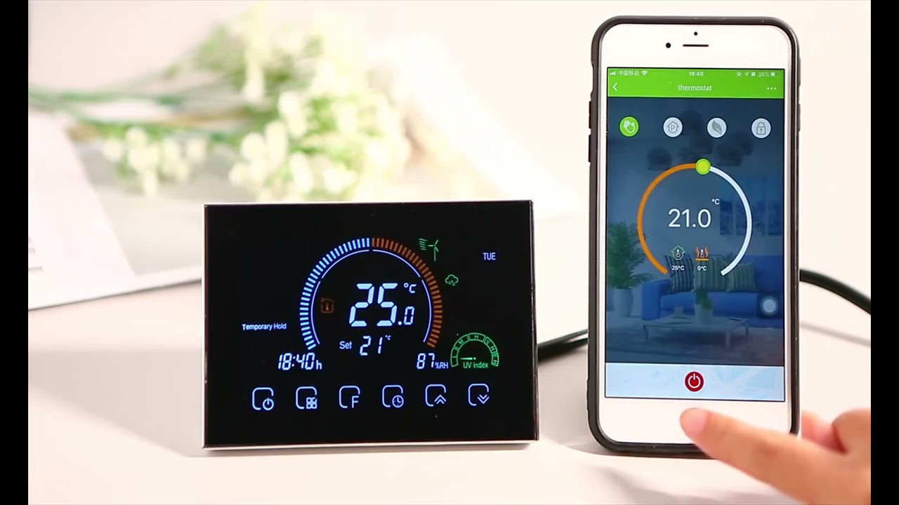 Thermal Mass Heating- Thermostat BHT 8000