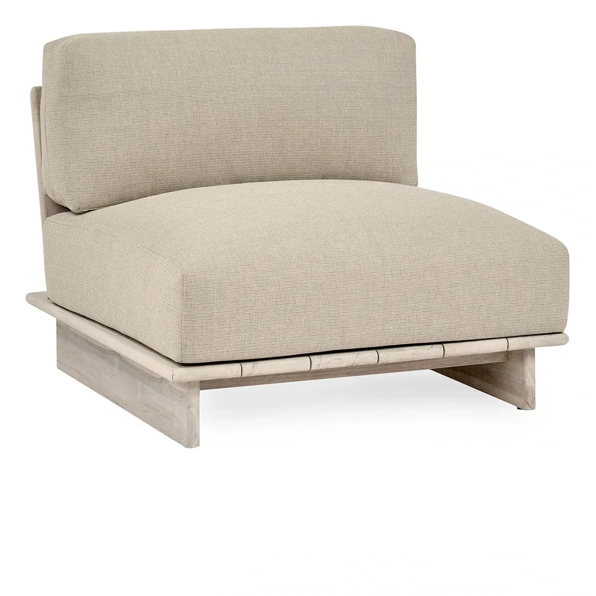 Livia Teak Outdoor Armless Chair