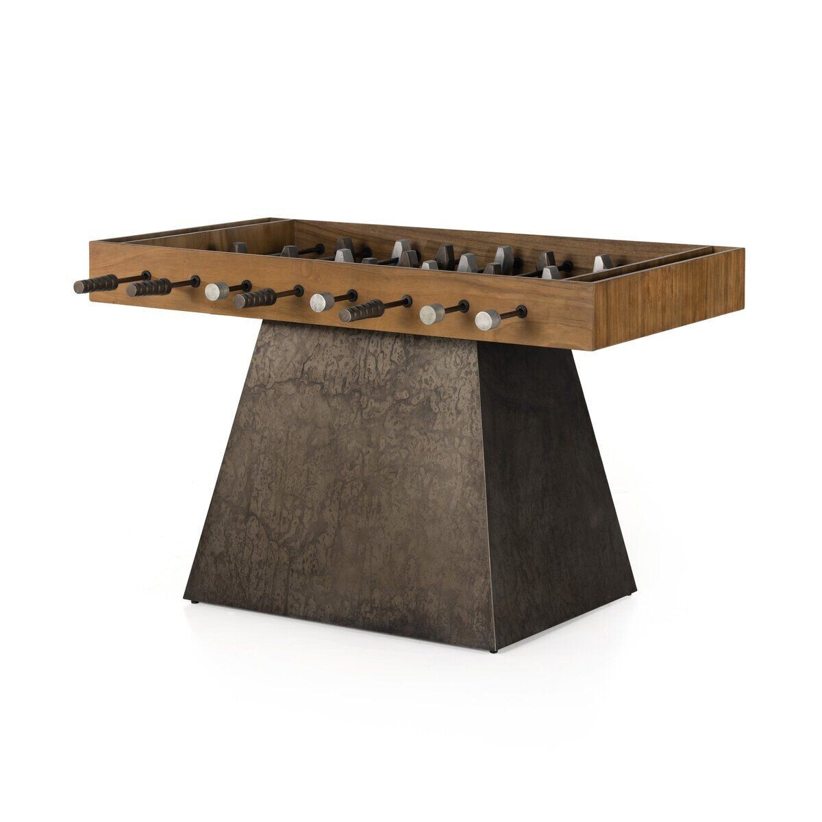 Aged Metal Foosball Table