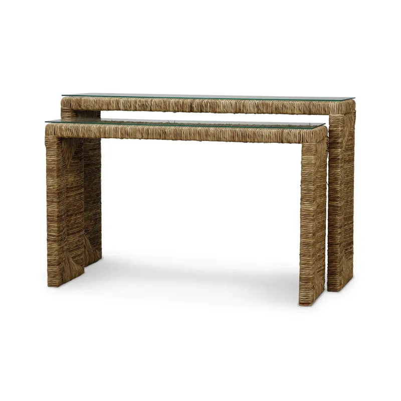 Tuscan Rush Nesting Console