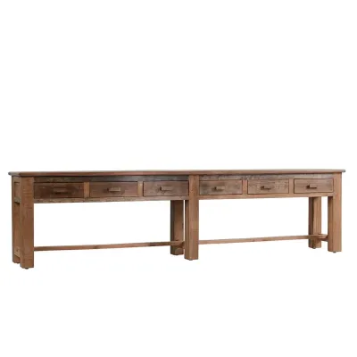 Ezra Reclaimed Wood Console Table