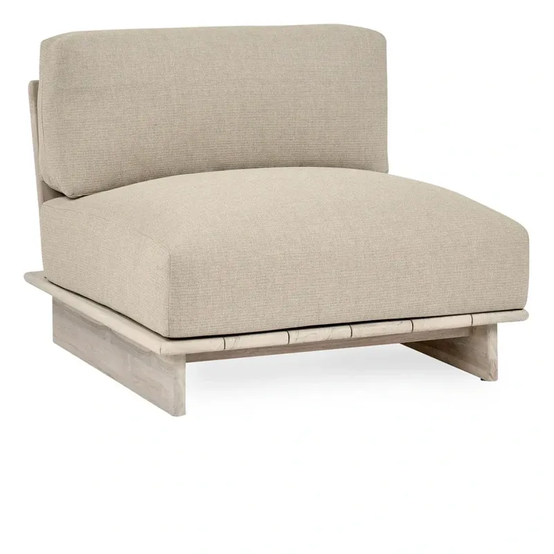 Livia Teak Outdoor Armless Chair