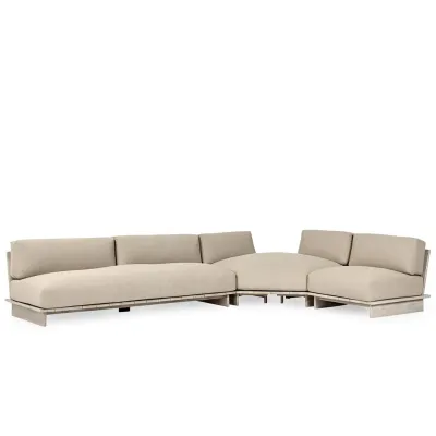 Livia Teak Outdoor Sectional