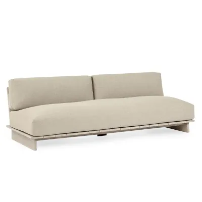 Livia Teak Outdoor Sofa