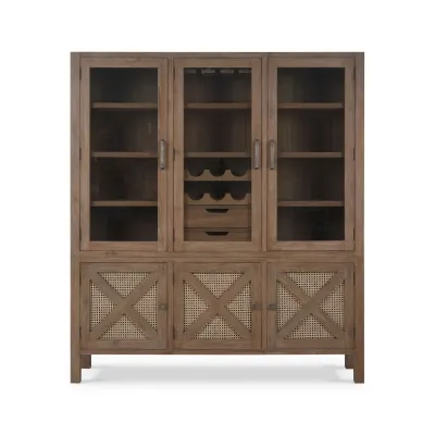 Silvia Reclaimed Teak Wine Cabinet